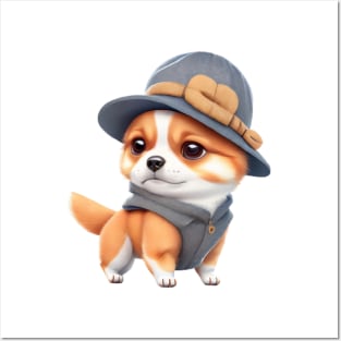 Cute Cartoon Puppy Dog | Kawaii Posters and Art